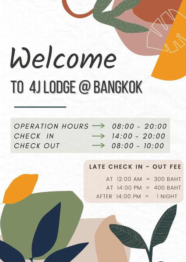 4J Lodge Bangkok Kültér fotó
